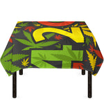 Rasta 420 Print Tablecloth