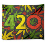 Rasta 420 Print Tapestry