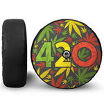 Rasta 420 Print Tire Cover With Camera Hole