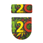 Rasta 420 Print Toilet Lid And Tank Cover Set