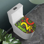 Rasta 420 Print Toilet Lid Cover