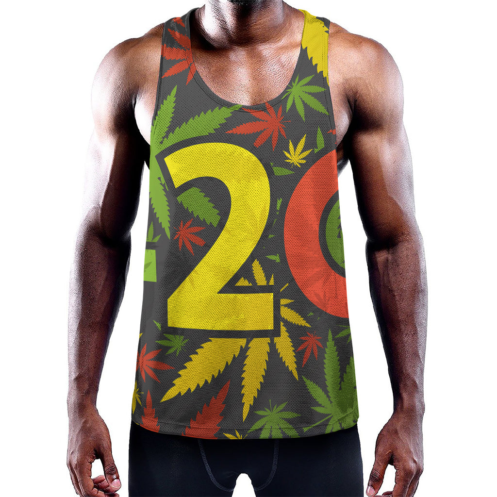 Rasta 420 Print Training Tank Top