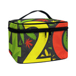 Rasta 420 Print Travel Makeup Bag
