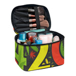 Rasta 420 Print Travel Makeup Bag