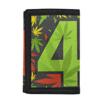 Rasta 420 Print Trifold Wallet