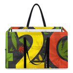 Rasta 420 Print Utility Tote Bag