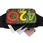 Rasta 420 Print Waist Bag