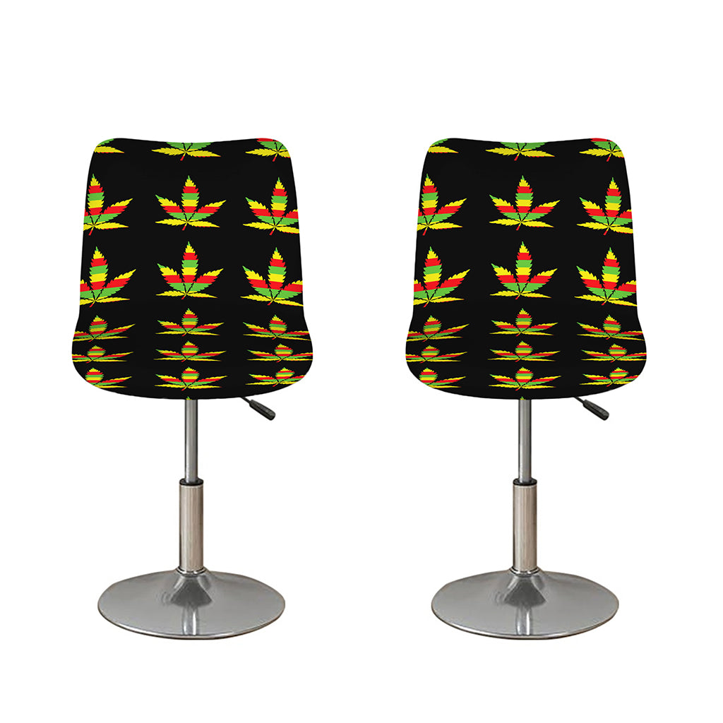 Rasta Flag Pattern Print Bar Stool Covers