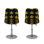 Rasta Flag Pattern Print Bar Stool Covers