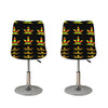 Rasta Flag Pattern Print Bar Stool Covers