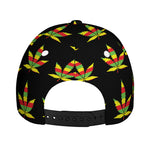 Rasta Flag Pattern Print Baseball Cap