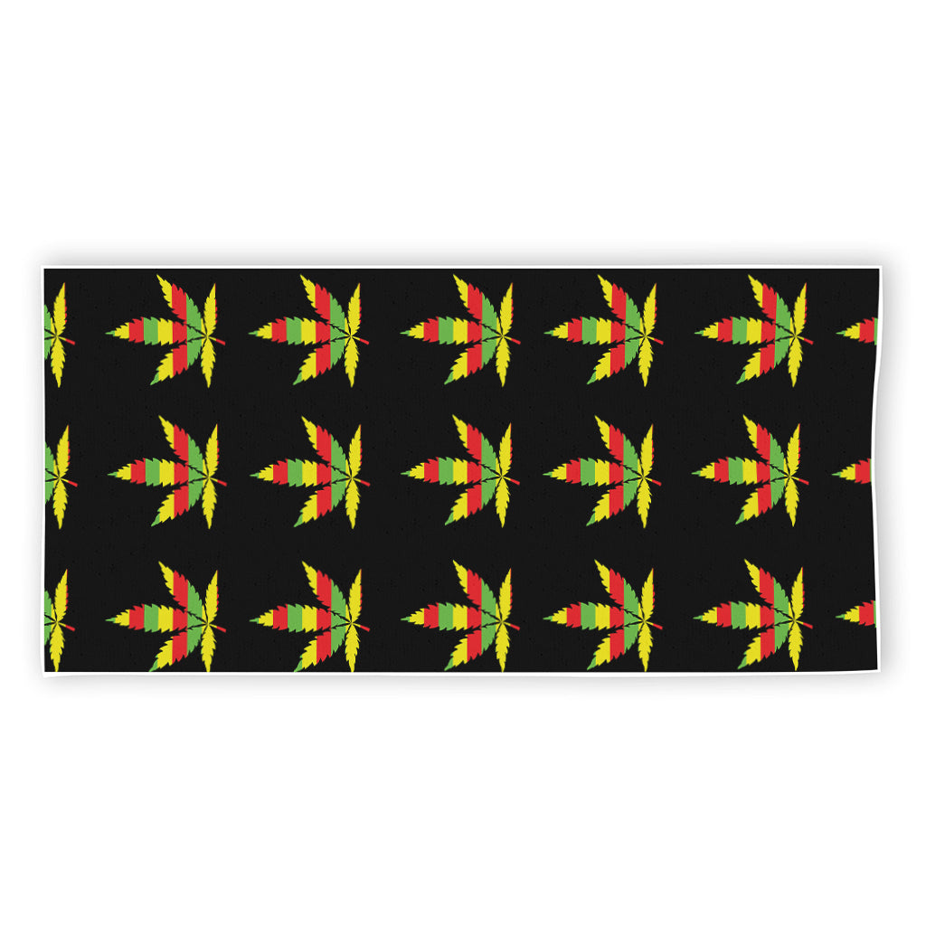 Rasta Flag Pattern Print Beach Towel