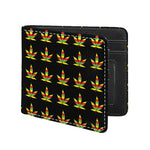 Rasta Flag Pattern Print Bifold Wallet