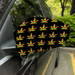 Rasta Flag Pattern Print Car Side Mirror Covers