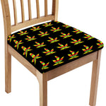 Rasta Flag Pattern Print Chair Cushion Cover