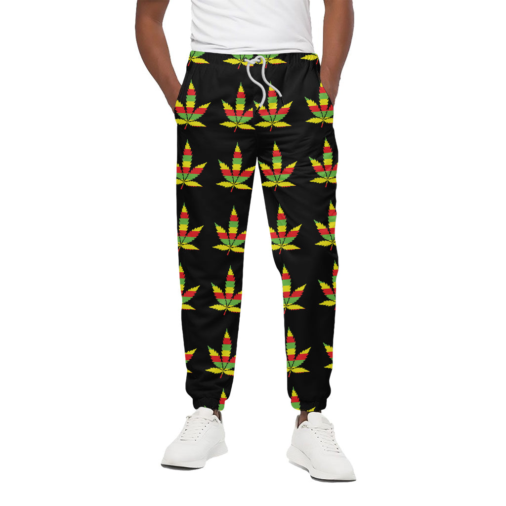 Rasta Flag Pattern Print Cotton Pants