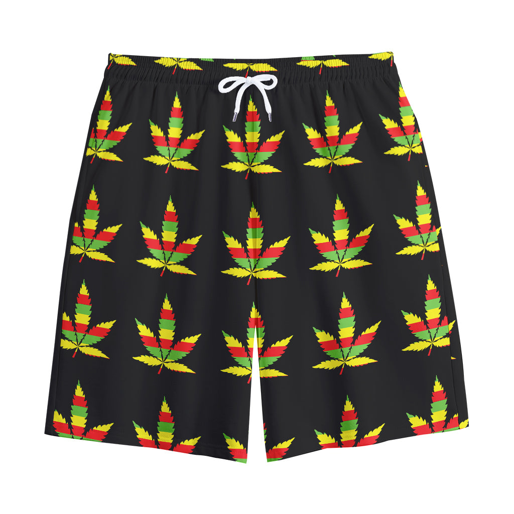 Rasta Flag Pattern Print Cotton Shorts