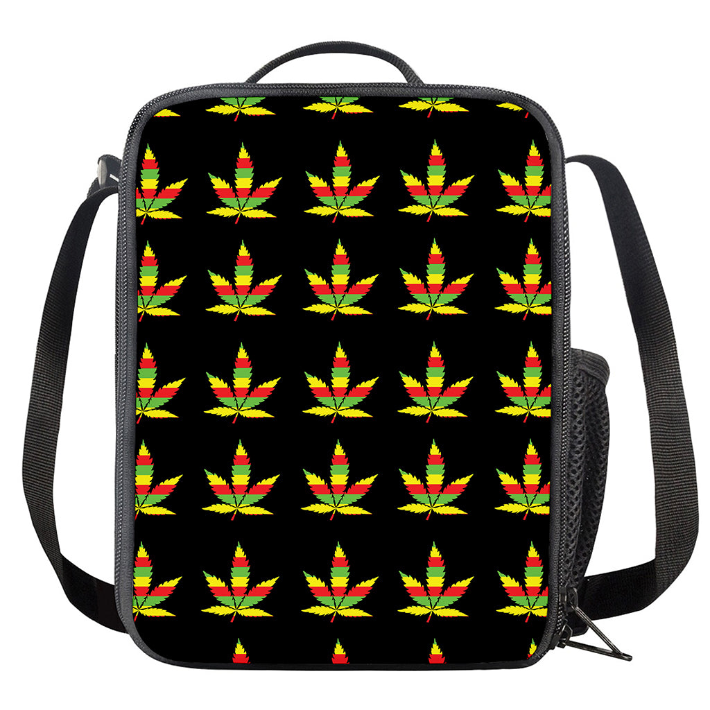 Rasta Flag Pattern Print Crossbody Lunch Bag