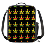 Rasta Flag Pattern Print Crossbody Lunch Bag