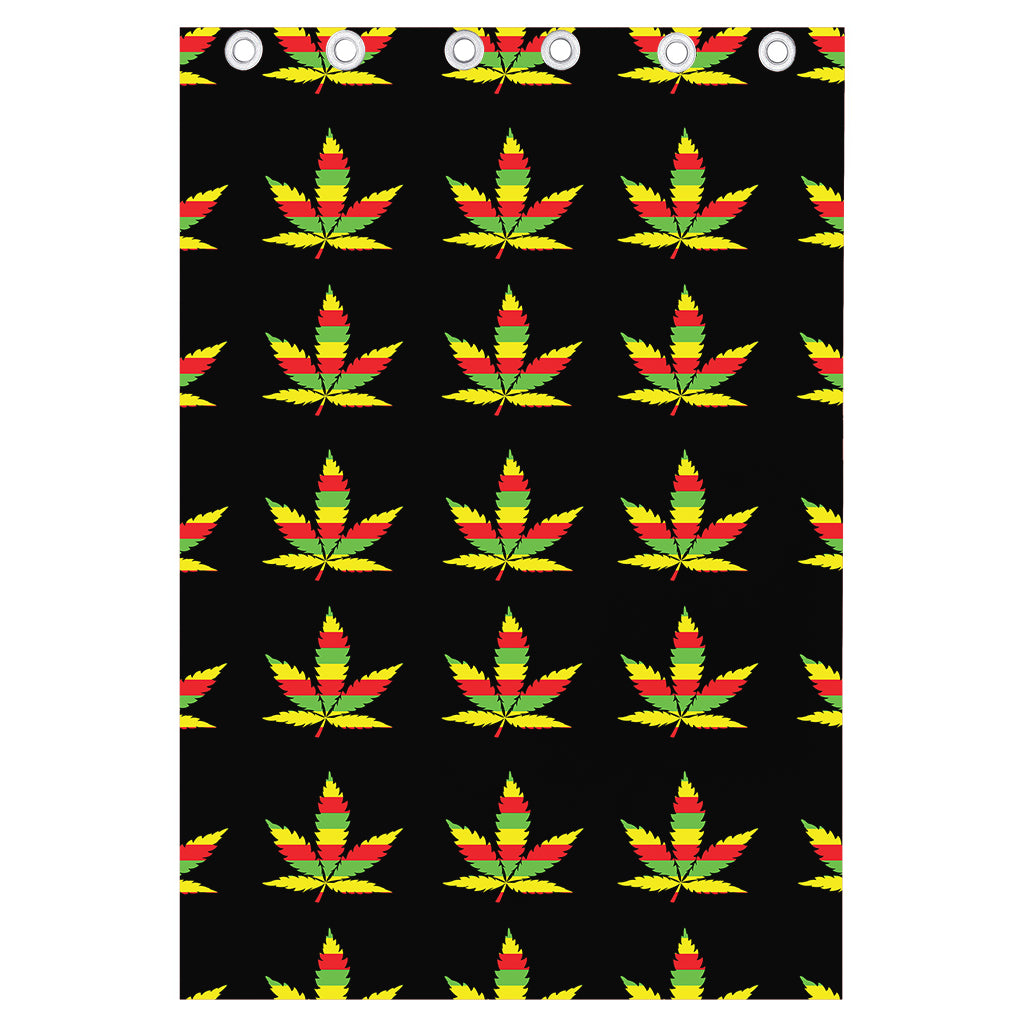 Rasta Flag Pattern Print Curtain