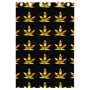 Rasta Flag Pattern Print Curtain