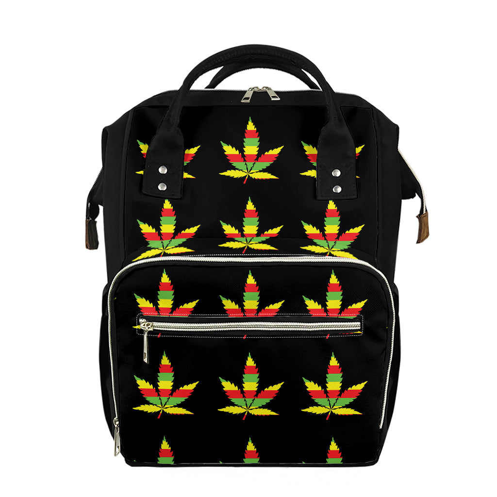 Rasta Flag Pattern Print Diaper Bag