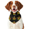 Rasta Flag Pattern Print Dog Bandana