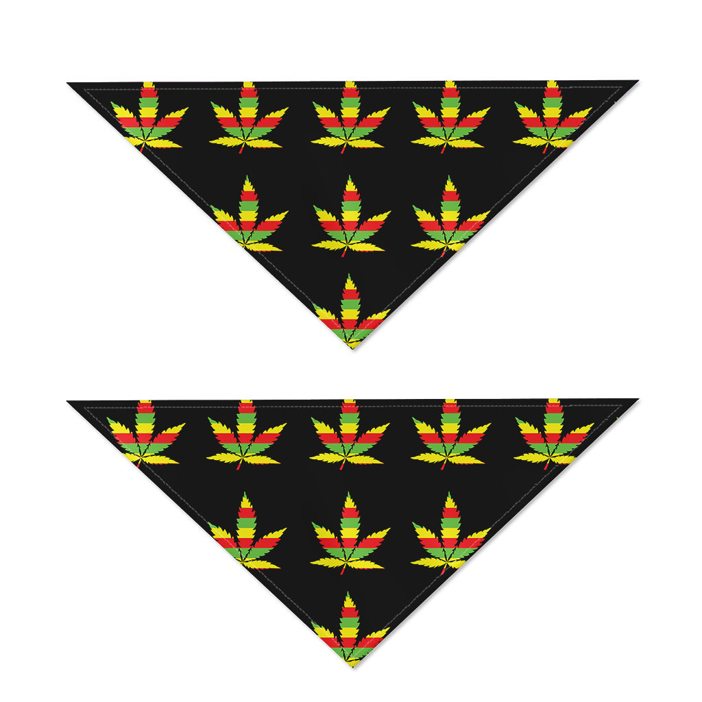 Rasta Flag Pattern Print Dog Bandana