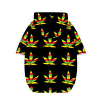Rasta Flag Pattern Print Dog Zip Up Hoodie