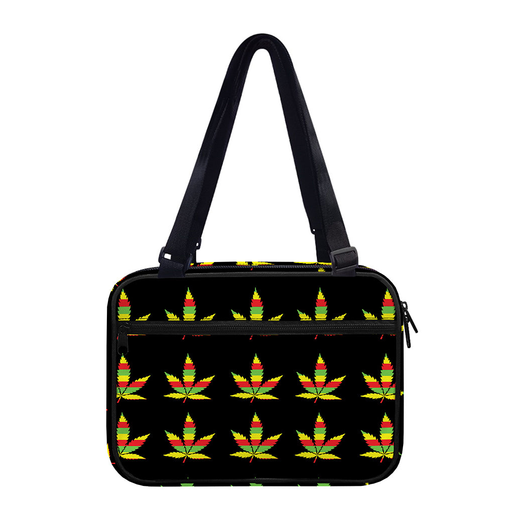 Rasta Flag Pattern Print Double Strap Bible Bag