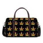 Rasta Flag Pattern Print Duffle Bag