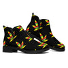 Rasta Flag Pattern Print Flat Ankle Boots