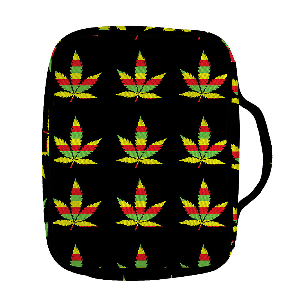 Rasta Flag Pattern Print Front Pocket Bible Bag