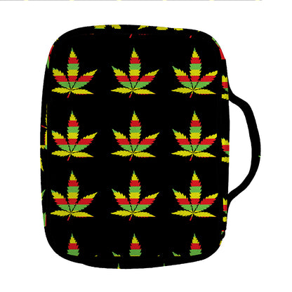 Rasta Flag Pattern Print Front Pocket Bible Bag