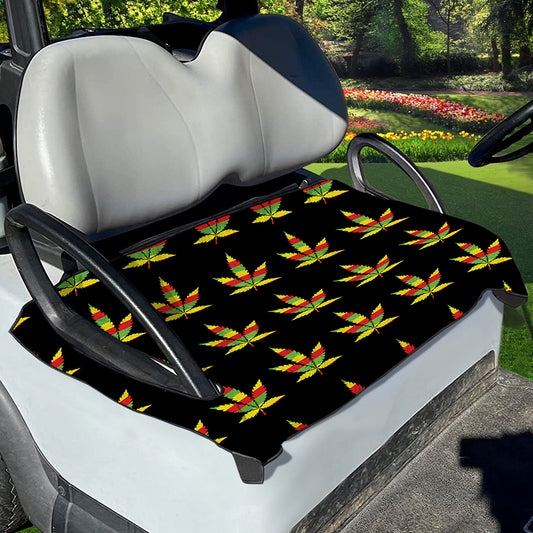 Rasta Flag Pattern Print Golf Cart Seat Cover