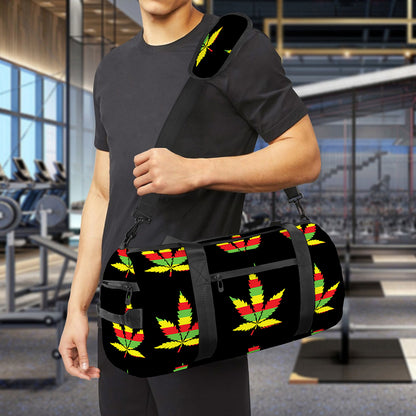 Rasta Flag Pattern Print Gym Bag