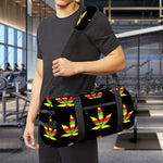 Rasta Flag Pattern Print Gym Bag