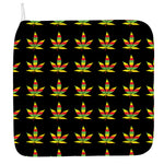 Rasta Flag Pattern Print Hand Towel