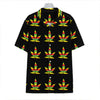 Rasta Flag Pattern Print Hawaiian Shirt