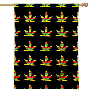 Rasta Flag Pattern Print House Flag