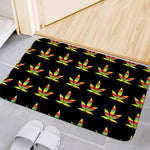 Rasta Flag Pattern Print Indoor Door Mat