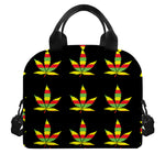 Rasta Flag Pattern Print Insulated Lunch Bag