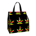 Rasta Flag Pattern Print Insulated Lunch Tote