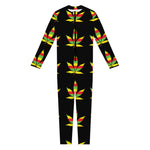 Rasta Flag Pattern Print Jumpsuit