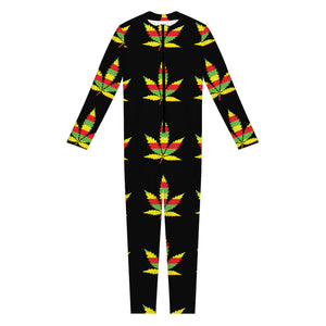 Rasta Flag Pattern Print Jumpsuit