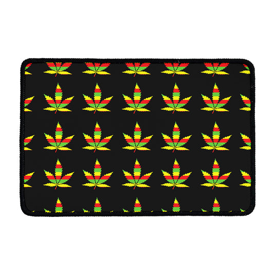 Rasta Flag Pattern Print Kitchen Mat