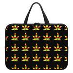 Rasta Flag Pattern Print Laptop Sleeve With Handle