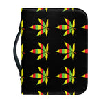 Rasta Flag Pattern Print Leather Bible Cover