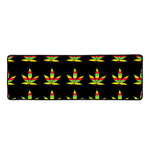 Rasta Flag Pattern Print Long Kitchen Mat