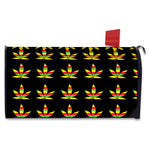 Rasta Flag Pattern Print Mailbox Cover